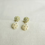 Abigail Earrings in Ivory Front
