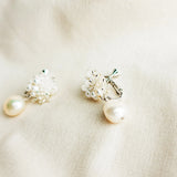 Anna Risa Clip-on Earrings in Silver Back