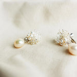 Anna Risa Clip-on Earrings in Silver Left