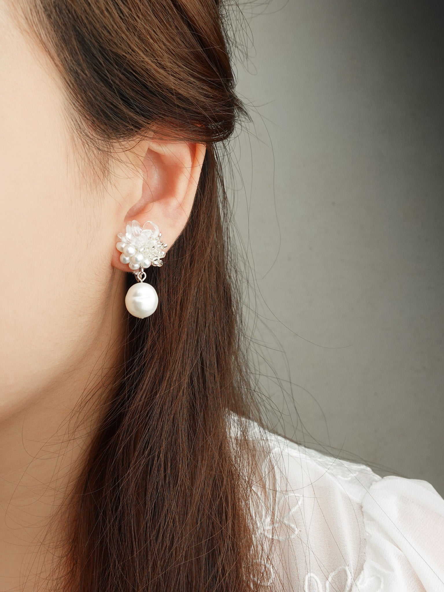 Anna Risa Clip-on Earrings in Silver Model