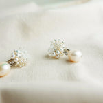 Anna Risa Clip-on Earrings in Silver Right