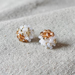 Ariel Czech Earrings in Brown Front