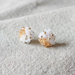 Ariel Czech Earrings in Champagne Front