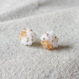 Ariel Czech Earrings in Champagne Front