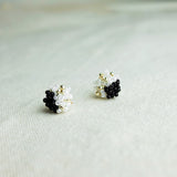 Ariel Kai Stud Earrings in Black Front