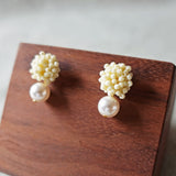 Ariel Mariota Earrings in Milk White Display