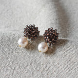 Ariel Mariota Earrings in Umber Front