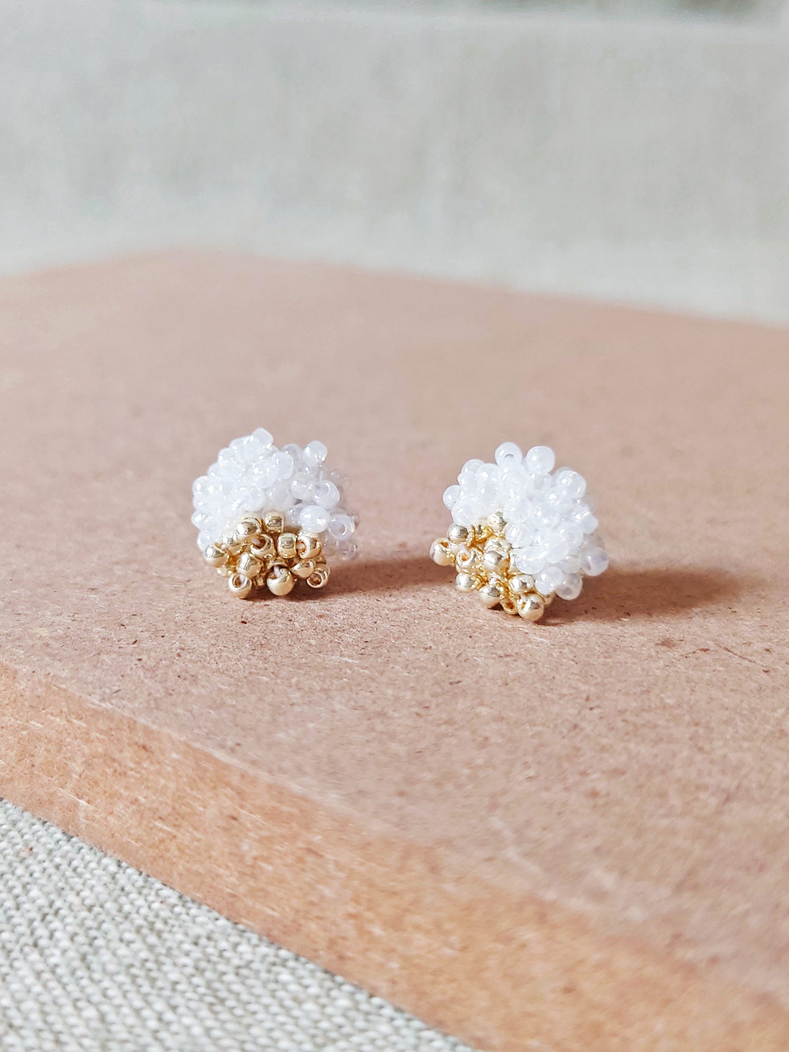 Ariel Two Ninths Stud Earrings Board