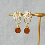 Aurelia Dangle Earrings Front