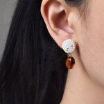 Blanche Rio Earrings Model Right