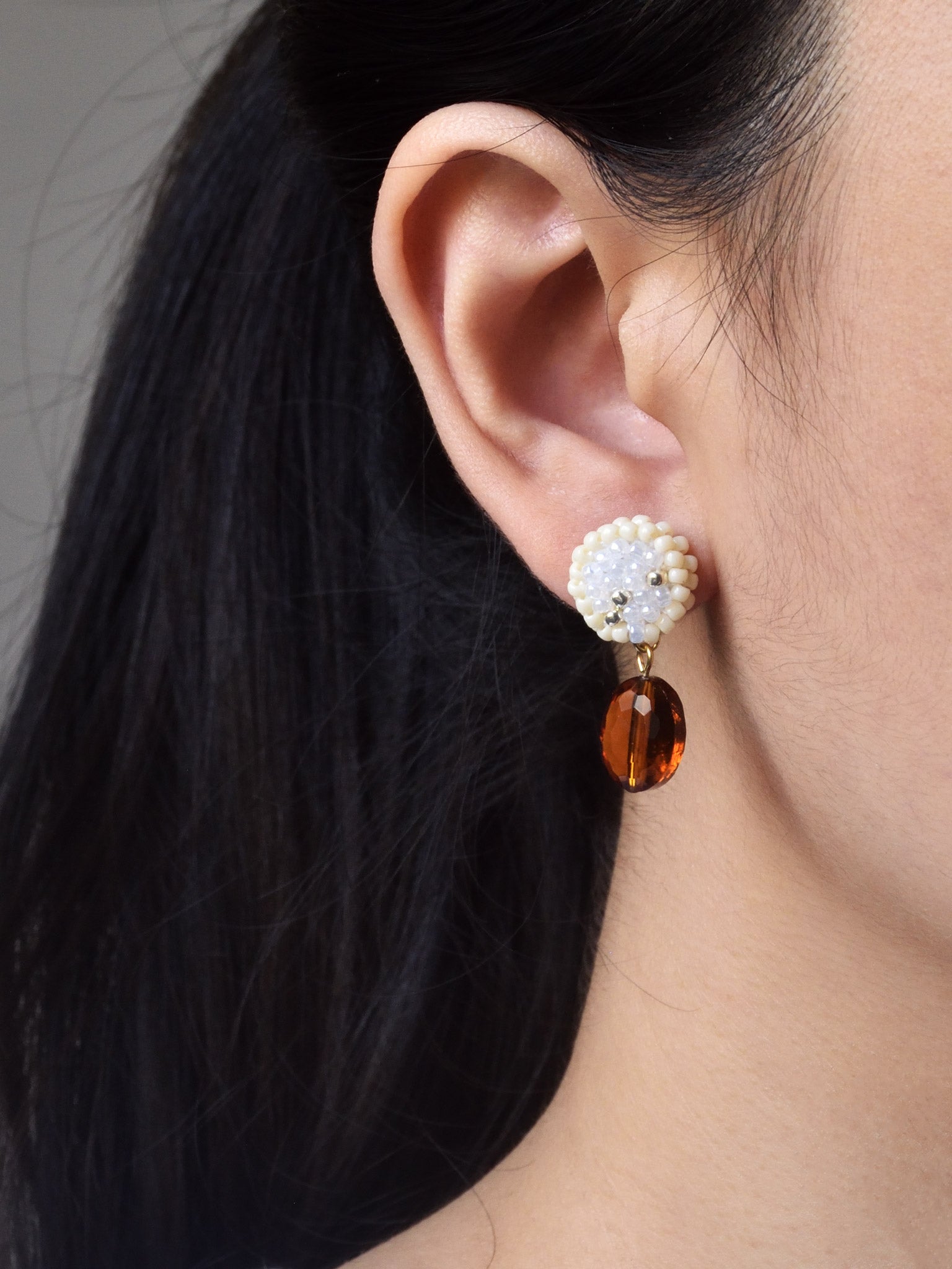 Blanche Rio Earrings Model Right