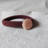 Champagne Pink Hair Tie Left