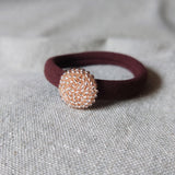 Champagne Pink Hair Tie Right