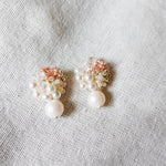 Fantasia Mariota Drop Earrings in Strawberry Red Front