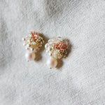 Fantasia Mariota Drop Earrings in Strawberry Red Right
