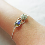 Jasmine Labradorite Smoke Grey Bracelet I Arm 2