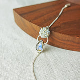 Jasmine Labradorite Smoke Grey Bracelet I Front