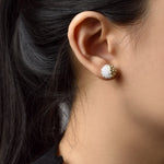 Beads Last Quarter Petite Studs Earrings Model