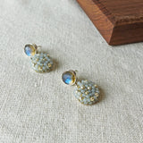 Labradorite Smoke Grey Drop Earrings I Lay