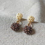 Larissa Stars Earrings in Umber Front 1