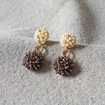 Larissa Stars Earrings in Umber Front 2