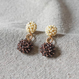 Larissa Stars Earrings in Umber Front 2