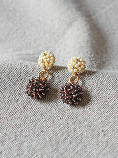 Larissa Stars Earrings in Umber Front 2