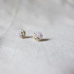 Last Quarter Pixie Stud Earrings