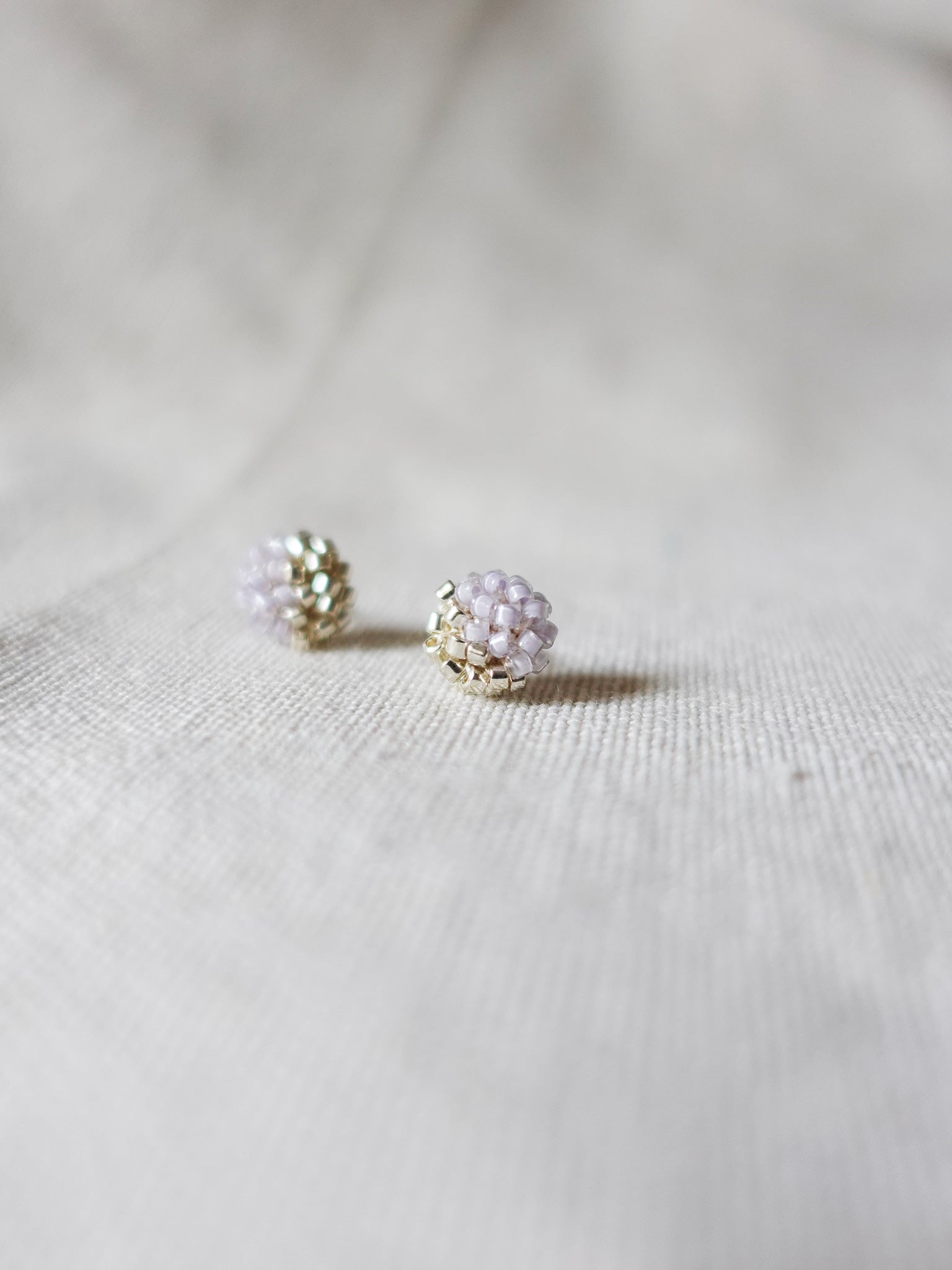 Last Quarter Pixie Stud Earrings
