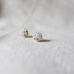 Last Quarter Pixie Stud Earrings