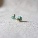 Last Quarter Pixie Stud Earrings