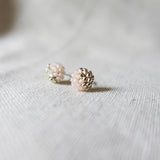Last Quarter Pixie Stud Earrings