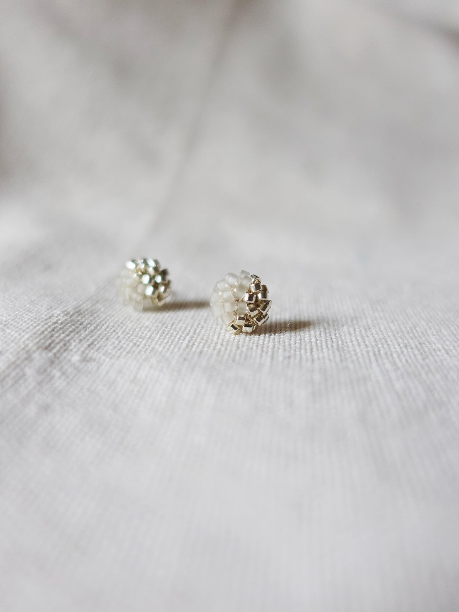 Last Quarter Pixie Stud Earrings