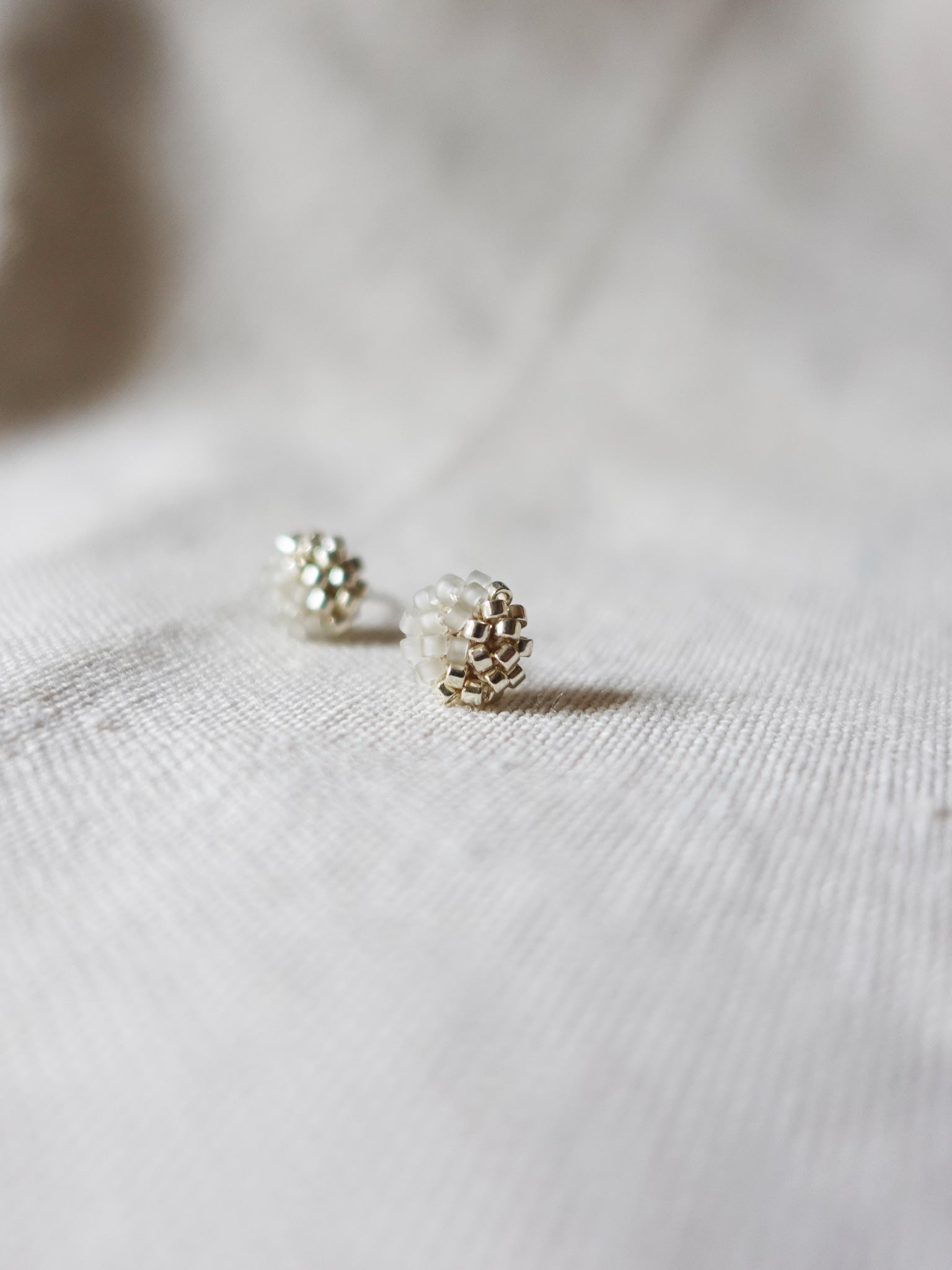 Last Quarter Pixie Stud Earrings