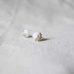 Last Quarter Pixie Stud Earrings