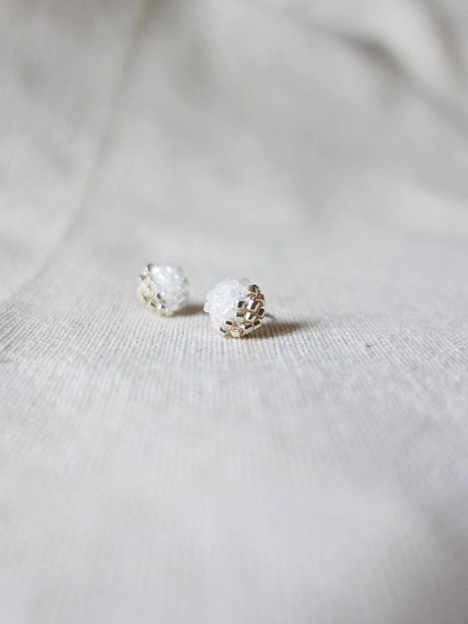 Last Quarter Pixie Stud Earrings
