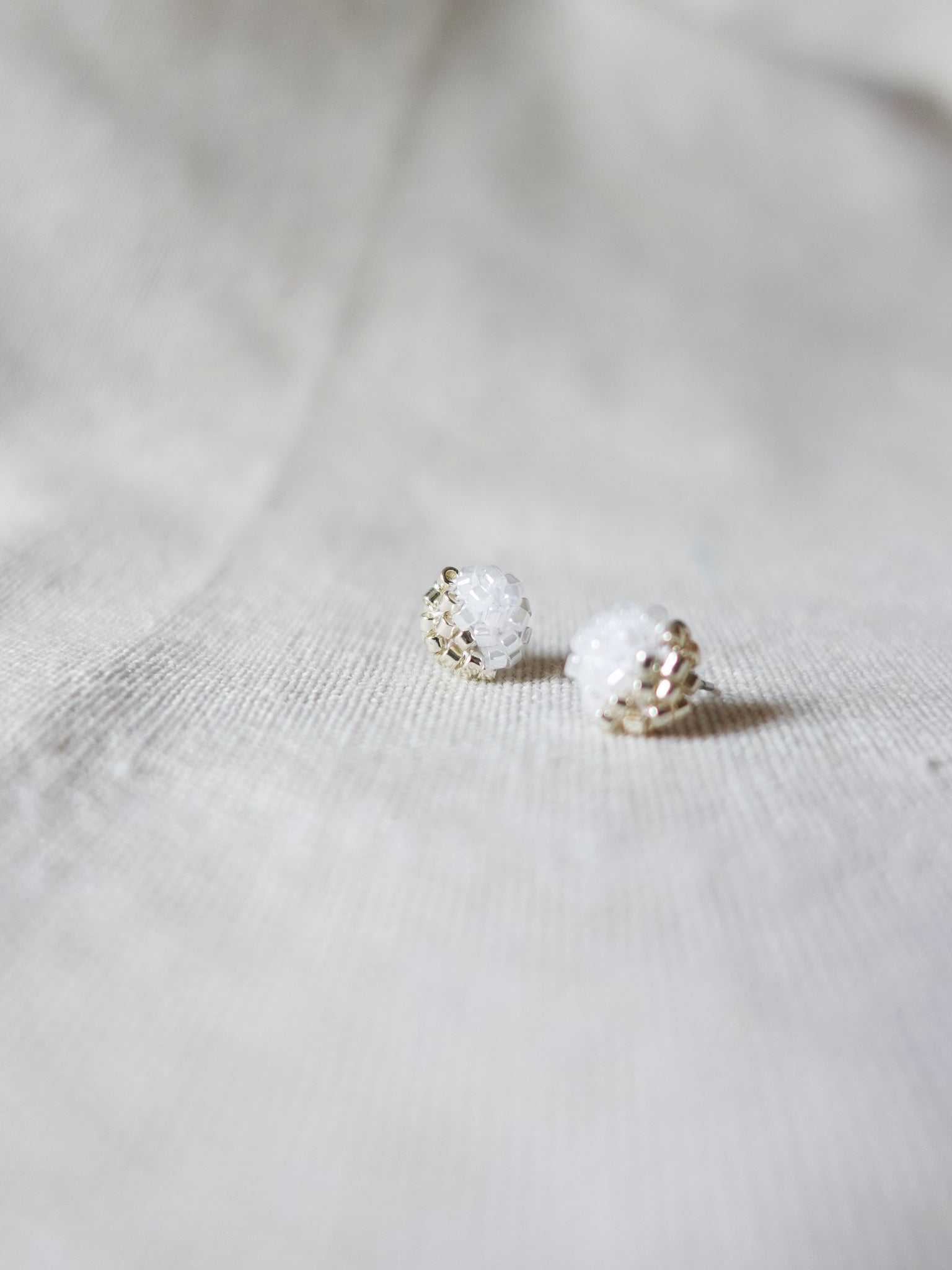 Last Quarter Pixie Stud Earrings