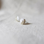 Last Quarter Pixie Stud Earrings