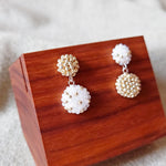 Leda Stars and Moon Earrings Display Left