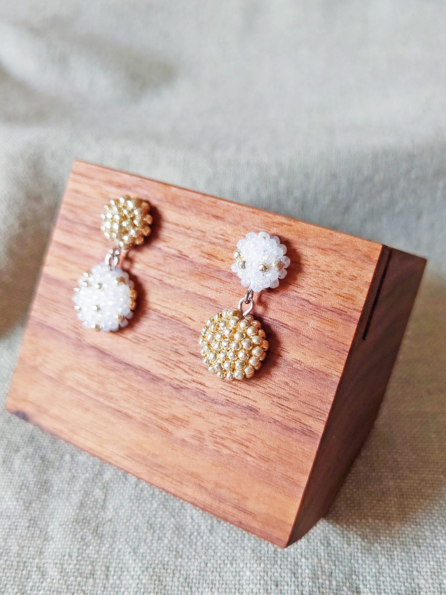 Leda Stars and Moon Earrings Display Right