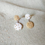 Leda Stars and Moon Earrings Front