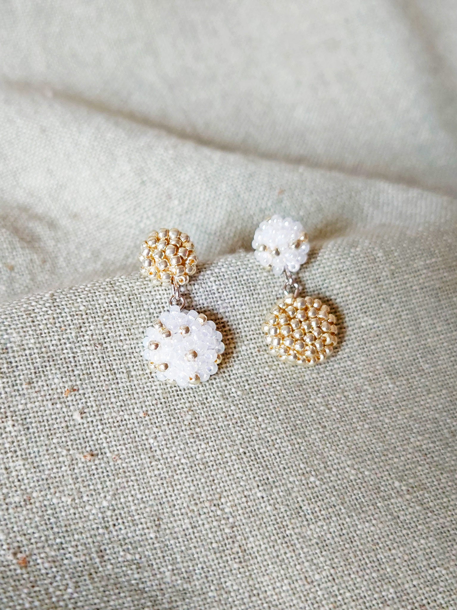 Leda Stars and Moon Earrings Front