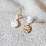 Leda Stars and Moon Earrings Side