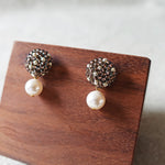 Mariota Drop Earrings in Umber Display