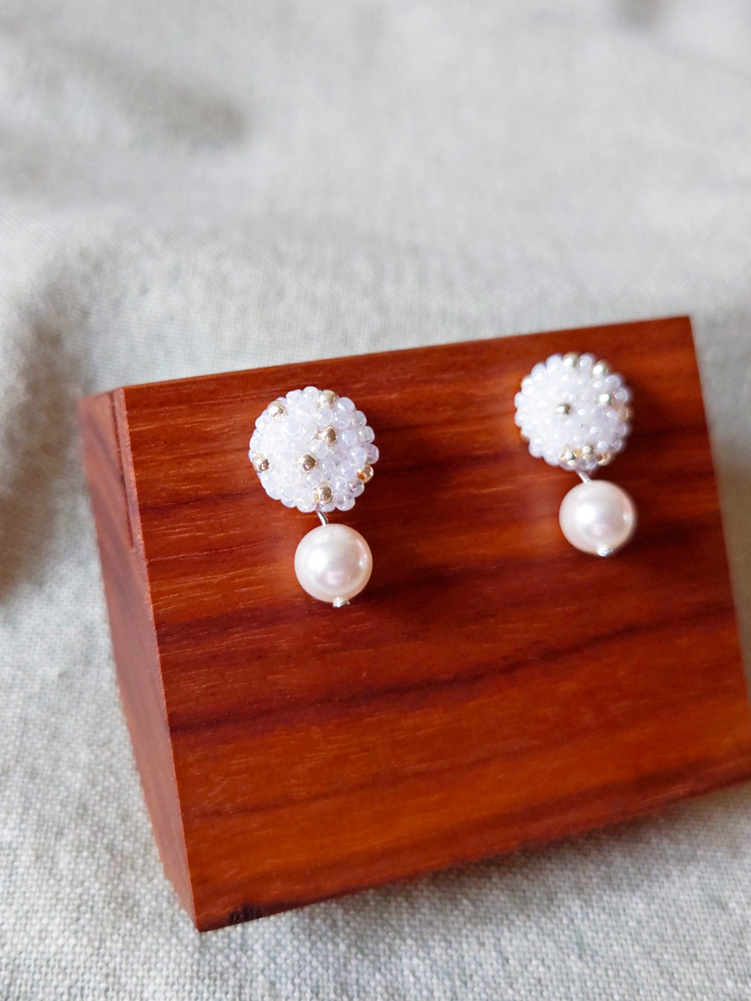 Mariota Star Dust Earrings Display Left