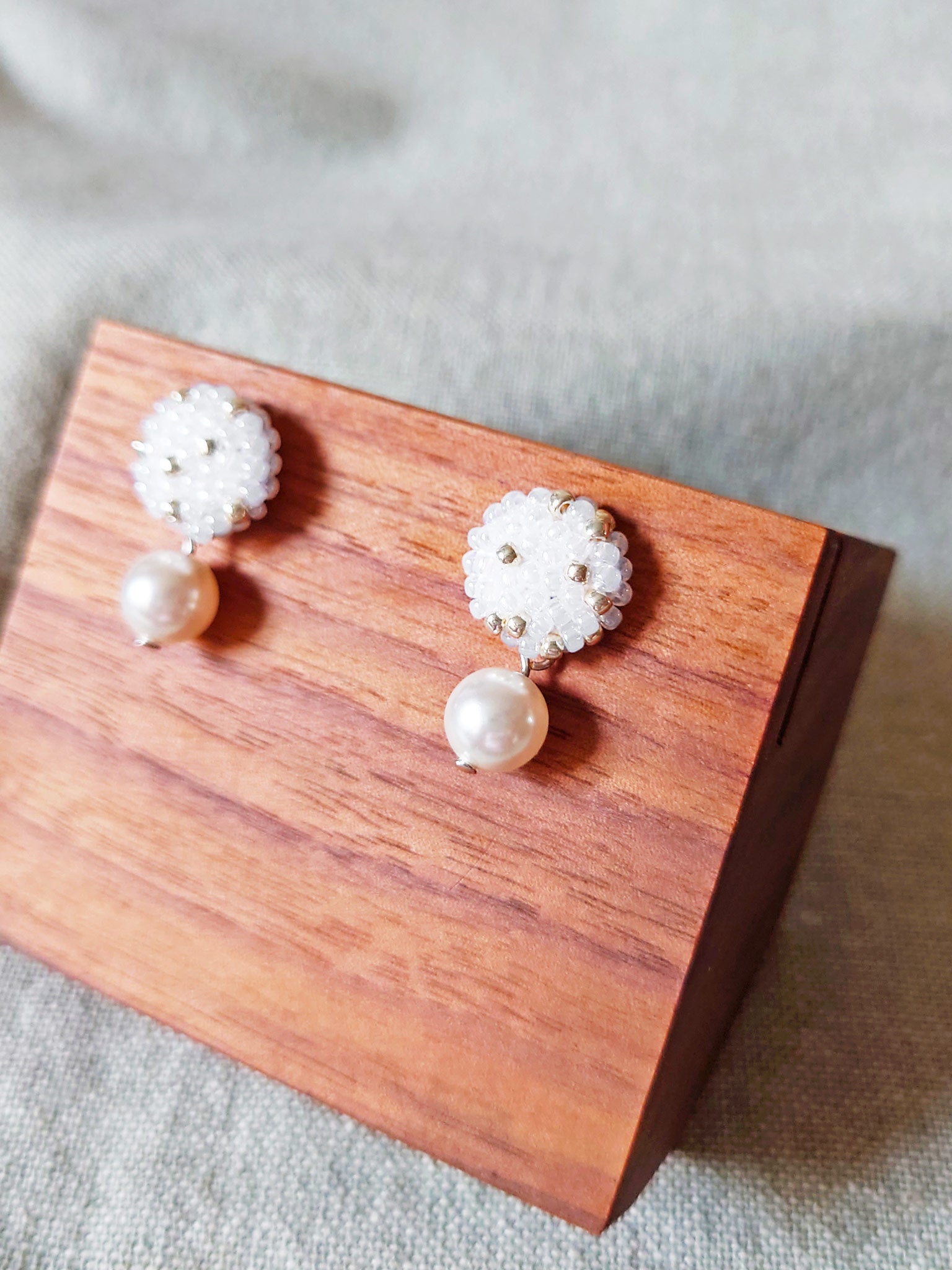 Mariota Star Dust Earrings Display Right