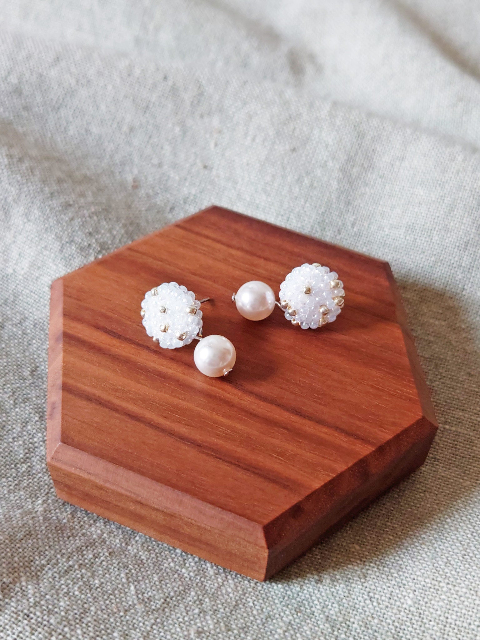 Mariota Star Dust Earrings Display Side 2