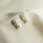 Marshmallow Mariota Drop Earrings Left