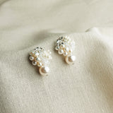 Marshmallow Mariota Drop Earrings Right