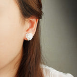 Marshmallow Stud Earrings Model